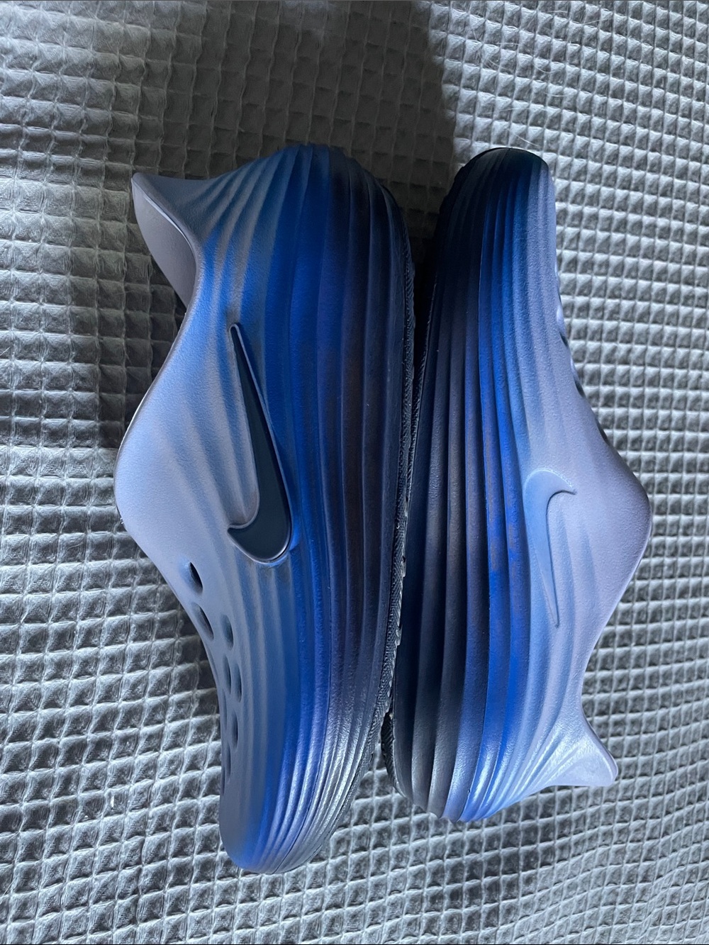 Nike Gradient Blue/Purple Slip-On Sandals